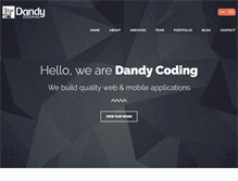 Tablet Screenshot of dandycoding.com